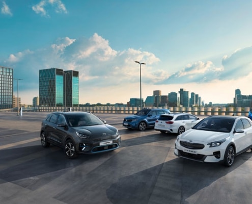 Entdecken Sie die neue e-Range von Kia 2 Entdecken Sie die neue e-Range von Kia 1